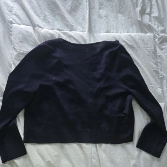 Talbots Ruffle Front Cardigan - Picture 2 of 6